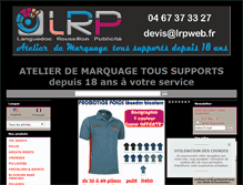 Tablet Screenshot of lrpweb.fr